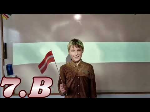 Video apsveikums Latvijai, 6.-7. klases