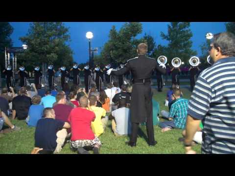 2010 Blue Devils Hornline in the lot at DCI Semifinals