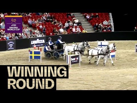 Bram Chardon - the Boss of Budapest | Winning Round | FEI Driving World Cup™ Budapest