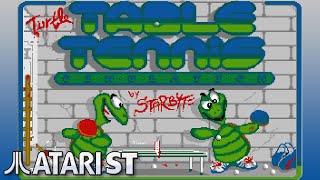 Turtle Table Tennis Simulation - Quick Look - Atari ST
