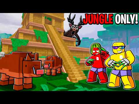 ONLY JUNGLE ITEMS in 99 Nights in the Forest🔦