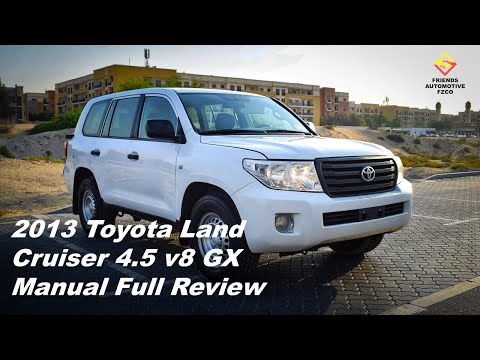 2013-Toyota Land Cruiser 4.5 v8 GX Diesel Manual | Full Visual Review + Test Drive | In Dubai