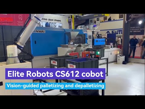 Elite Robots showcasing at Turkey shows with SPS and Otek (machine vision & AMR)