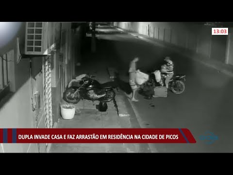 Dupla invade casa e faz arrastão no local na cidade de Picos 20 07 2021