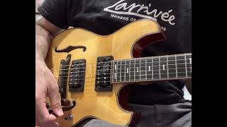 Video thumbnail for Reprise Flame Maple by Phred Instruments with Seymour Duncan SH-3 Stag Mag pickups by PHREDinstruments