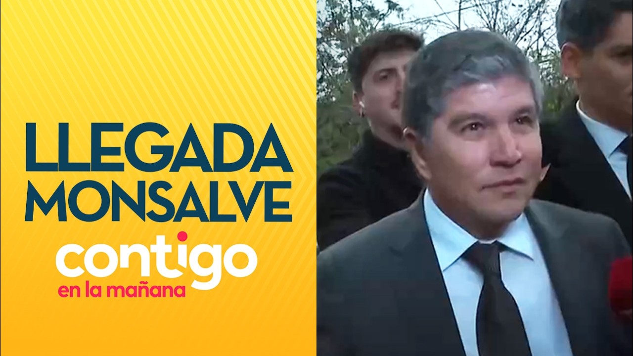 "ESTOY TRANQUILO": Así llegó Manuel Monsalve a Centro de Justicia - Contigo en la Mañana