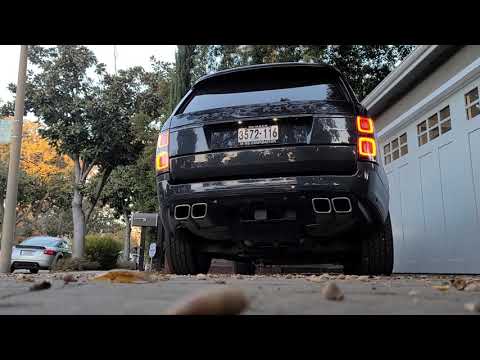 2020 Range Rover SV Autobiography Dynamic startup