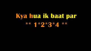 Download lagu Kya Hua Ek Baat Par - Amit Kumar - Teri Kasam - ORIGINAL HIGH QUALITY Karaoke mp3