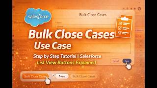 OOTB50: Bulk Close Cases Use Case Step by Step Tutorial || Salesforce 