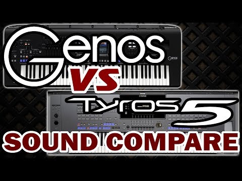 YAMAHA GENOS VS TYROS 5 SOUND COMPARE