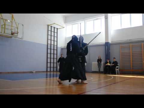 Vidas VS Toutain - Compétition Kendo Zadar février 2016