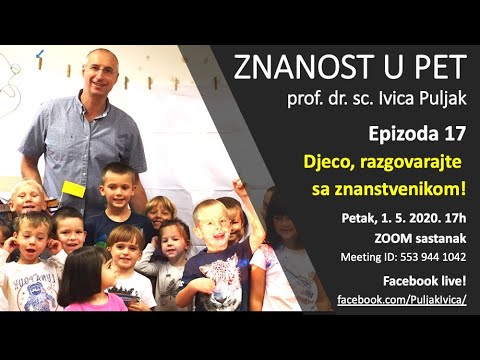 Znanost u pet S01 E17 - Djeco, razgovarajte sa znanstvenikom!