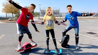 Which is BEST? Exotic Hoverboard Race!