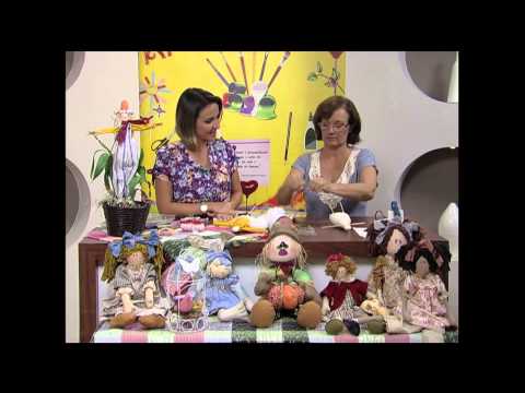 Mulher.com 01/05/2013 Vanda Marconi - Espantalho tilda  Parte 1/2