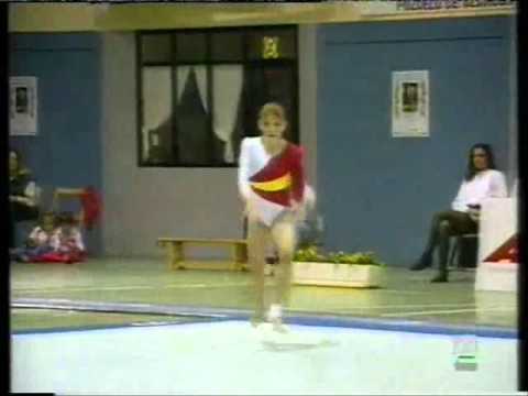 diana plaza 1994 spain vs romania floor exercise
