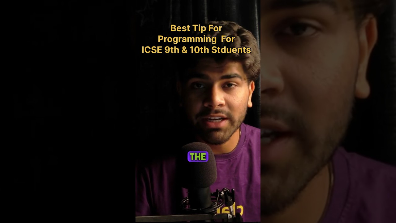 Best Tip for Programming for ICSE Class 9th and 10th Students | 98% Straight Computer Applications