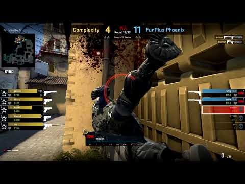 CSGO POV FPX.Maden destroys complexity on Inferno - 38 kills