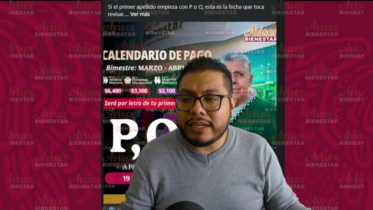 ¡AQUIEN LE TOCA EL PAGO! de las pensiones y programas para el bienestar el 19 de marzo no se te pase
