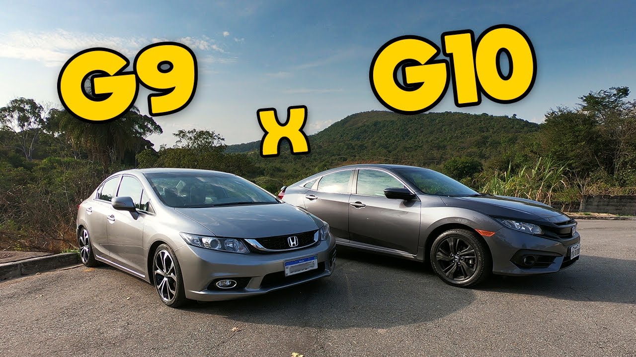 CIVIC G9 vs CIVIC G10! 🔥 A TECNOLOGIA VENCEU A TRADIÇÃO?