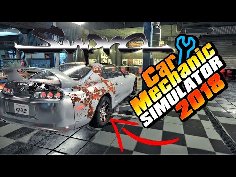 Restoring an Abandoned Toyota SUPRA Found in a Barn!!! Car Mechanic Simulator 2018 2JZ Goodness