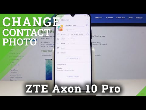 How to Add Photo to Contact in ZTE Axon 10 Pro – Add Photo to Contact