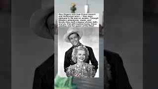 "Roy Rogers &amp; Dale Evans: The Cowboy and His Queen ❤️🤠"