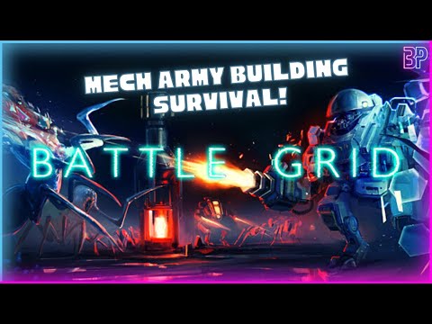 Battle Grid | BUILDING A MECH ARMY! | Bullet Heaven Horde Survival Auto Battler Roguelike Gameplay