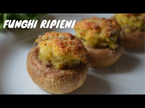Funghi champignon ripieni - Stuffed mushrooms