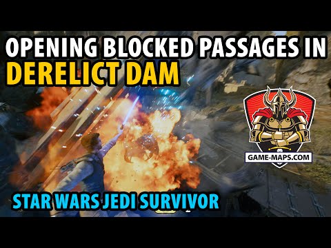 Roller Mines, opening blocked passages in Derelict Dam - Koboh (WALKTHROUGH 02) Jedi Survivor