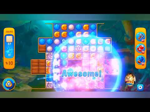 фишдом 2022  #  10846 уровень - прохождение без бустеров # Fishdom,   10846  level - no Boosters.