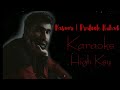 Kasoor | Prateek Kuhad | Karaoke | High Key |