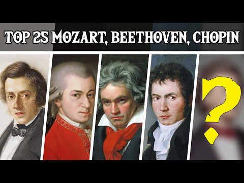 Top 25 Most Popular Mozart, Beethoven & Chopin Music