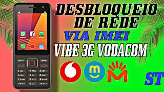 DESBLOQUEIO DE REDE VIA IMEI VIBE 3G |VODACOM VIBE 3G UNLOCK NETWORK BY IMEI