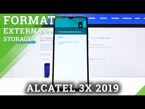 How to Format External Storage in ALCATEL 3X – Reset SD Card