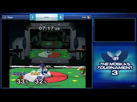 The Moska's 3 SSBM - Migue (Falco) vs Vash (Fox) - Pools