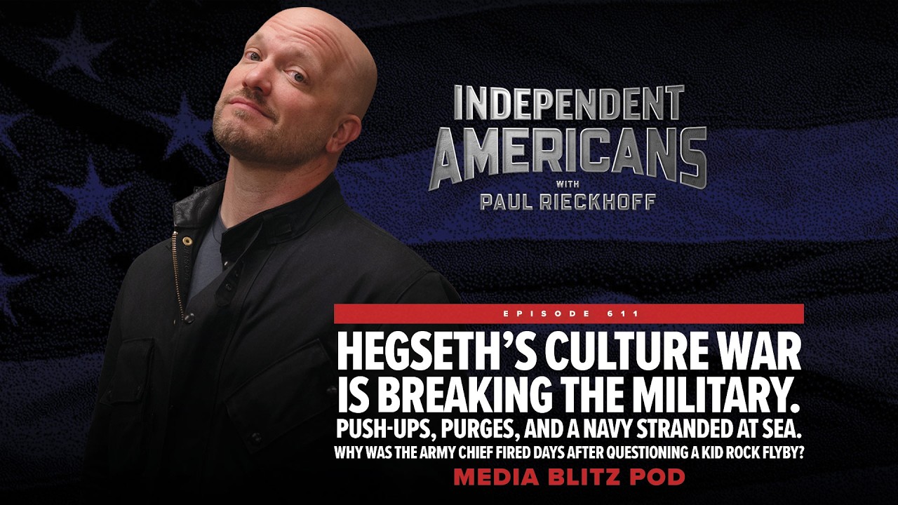 Hegseth is breaking the military. Push-ups, purges, and a Navy stranded at sea. Media Blitz Pod