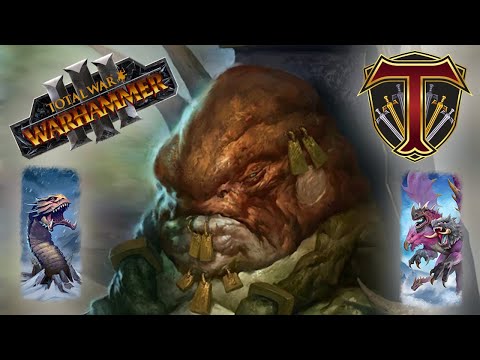 Meta Norsca Meets Harry Potter TOAD! Norsca vs Lizardmen - Total War Warhammer 3