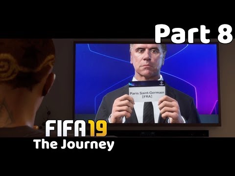 FIFA 19 The Journey Gameplay Walkthrough Part 8 - Champions League Draws (Full Game)