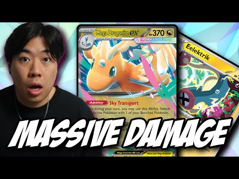 This deck is FUN and does MASSIVE Damage? | Mega Dragonite Ex Pokemon TCG LIVE Gameplay
