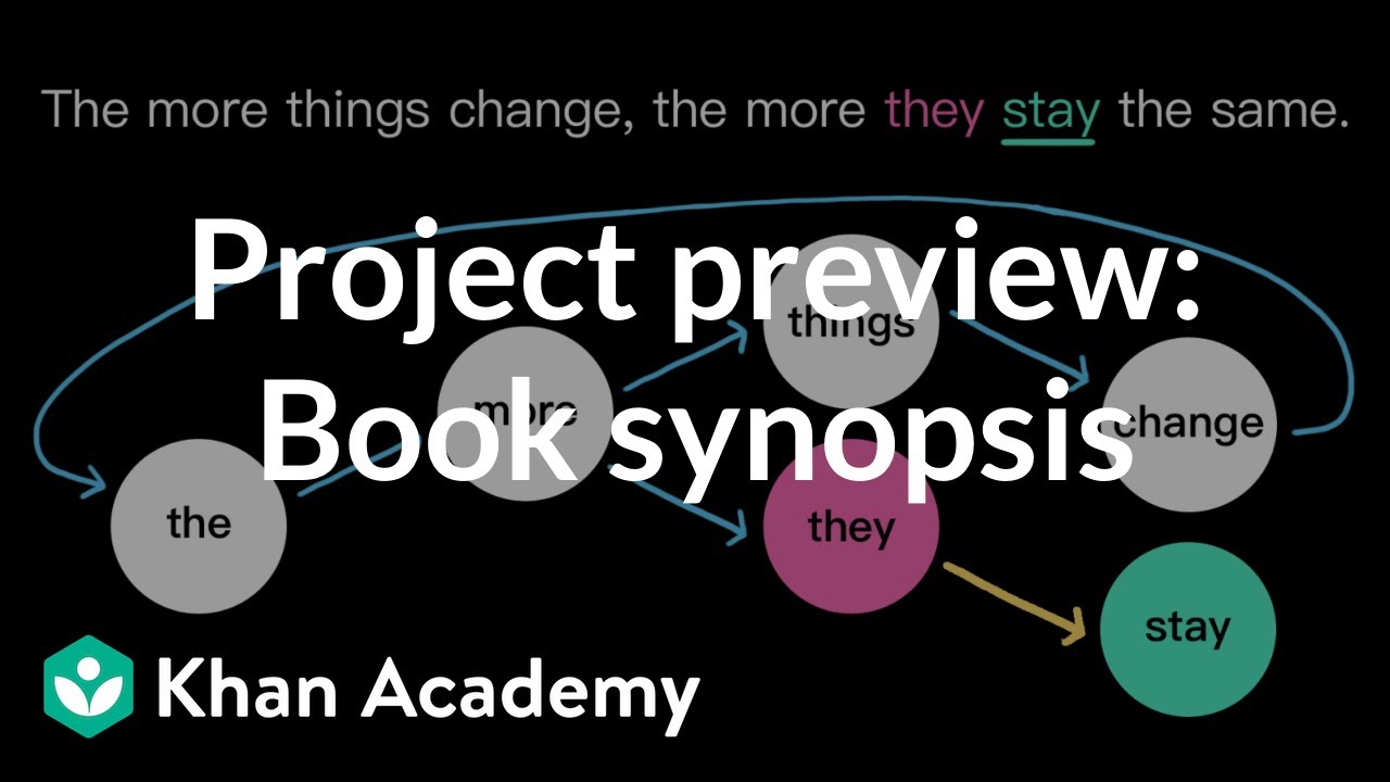 Project preview: Book synopsis | Intro to CS - Python | Khan Academy