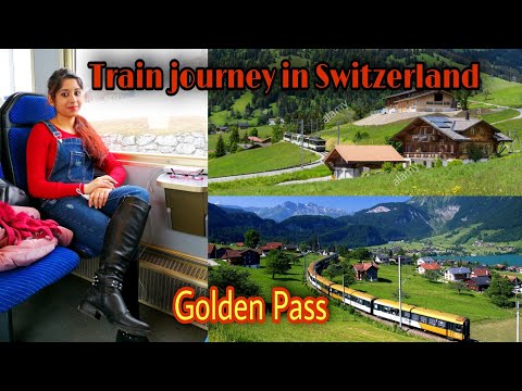 Train Journey Switzerland | Golden Pass Train Switzerland | Zweisimmen to Montreux | Panoramic view