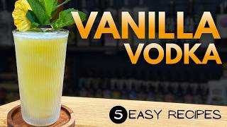 5 Vanilla Vodka Cocktails worth making at Home