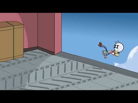 The Henry Stickmin Collection: #4 Infiltrating The Airship (All Choices, Fails, Endings, & Secrets)