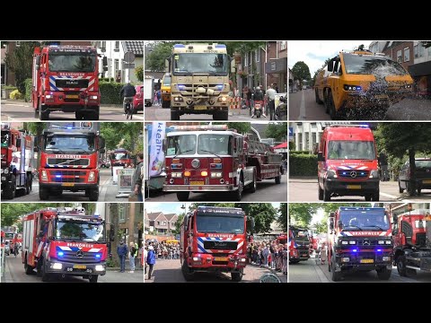 verschillende Hulpdiensten met spoed onderweg tijdens Opendag Brandweer Lunteren