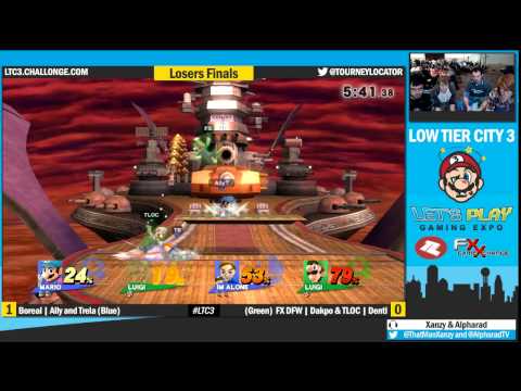 LTC3 Smash4 - Denti & Dakpo vs Ally & Trela - Losers Finals