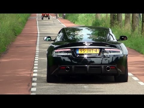 Aston Martin DBS with Quicksilver exhausts - accelerations; 1080p HD