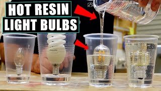 Can You Light a Bulb TRAPPED In Resin?