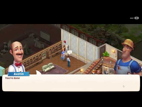 Homescapes Gameplay Story - Day 37 - Library/Day 2