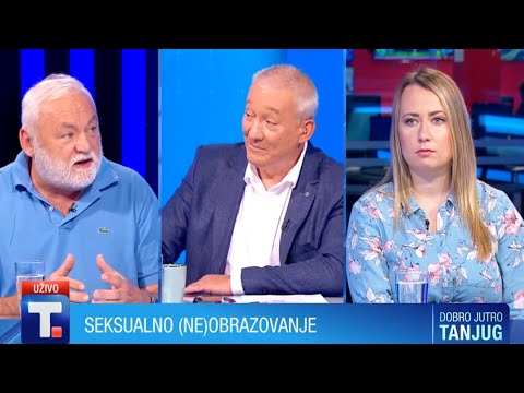 DOBRO JUTRO TANJUG - Seksualno (ne)obrazovanje tinejdžera • Aleksandar Milošević i Miljana Pejić