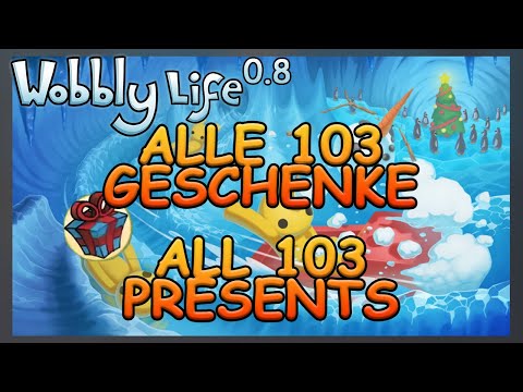 ALLE 103 Geschenke 🎁 ALL 103 Presents 🎁 PROPELLER HATs *UNLOCK* Wobbly Life 0.81 #wobblylifesecret